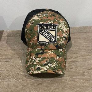 New York Ranger Camo Baseball Cap